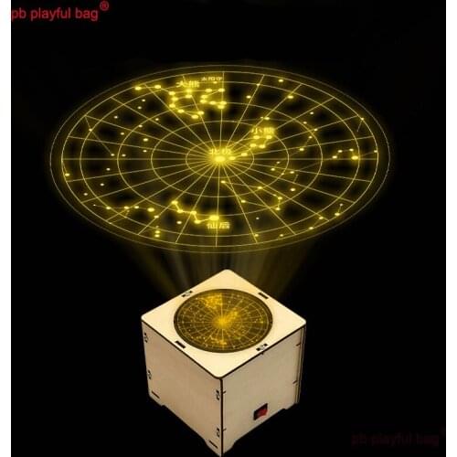 PB Playful Bag STEAM education diy star lights childrens science experiment equipment toys gifts Wooden building blocks UG101