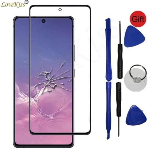 Front Panel For Samsung Galaxy S8 S9 S10 Plus S10e S20 FE S21 Note 20 Touch Screen Outer Glass Lens Cover Not LCD Display Sensor