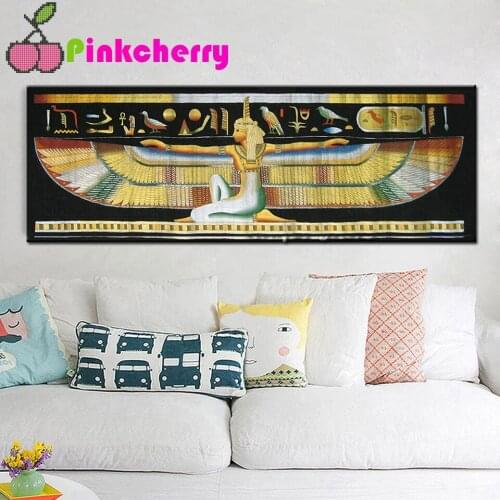 Full 5D DIY Diamond Painting Goddess Diamond Embroidery Ancient Egyptian Goddess Picture of Rhinestone Mosaic Bead Decor k605