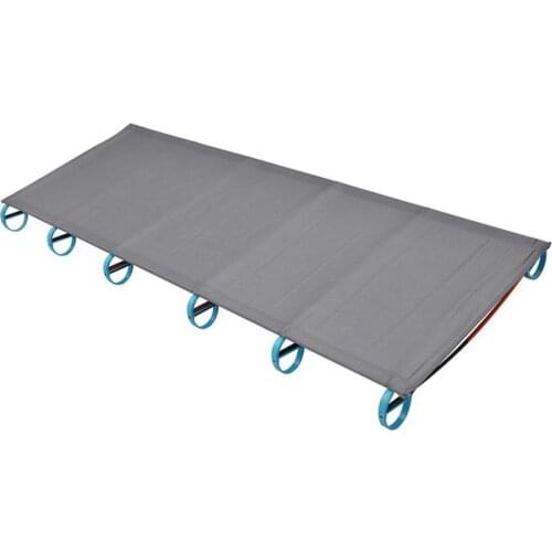 Portable Outdoor Beach Camping Hiking Fishing Simple Aluminum Alloy Simple Rest Folding Bed Camping Mat Traveling Equipment