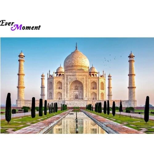 The Taj Mahal Religion 5D DIY Diamond Painting Cross Stitch Of Diamonds Embroidery Mosaic For Room Home Decoration ASF251