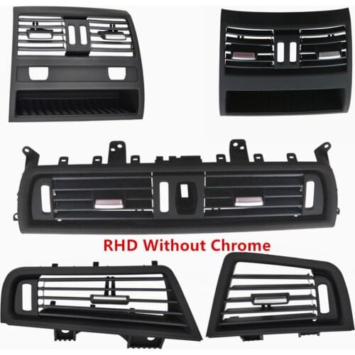 RHD For BMW 5 Series F10 F18 Car Front Row Wind Left Center Right Rear Air Conditioning Vent Grill Outlet Panel Plate