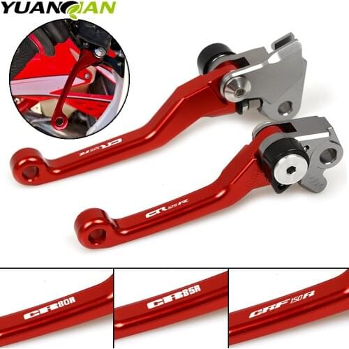 For HONDA CR80R CR85R CR125R CR250R CRF150R CRF450R 92-16 CR 80 85 125 250 CRF150 CNC Pivot Brake Clutch Levers Dirt Bike CR125R