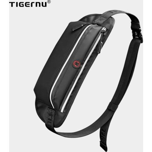 Tigernu Mens High Quality Waterproof Waist Bag Chest Bag Sport Fashion Bags For Men Waterproof Outdoor Travel Male Shoulder Bag