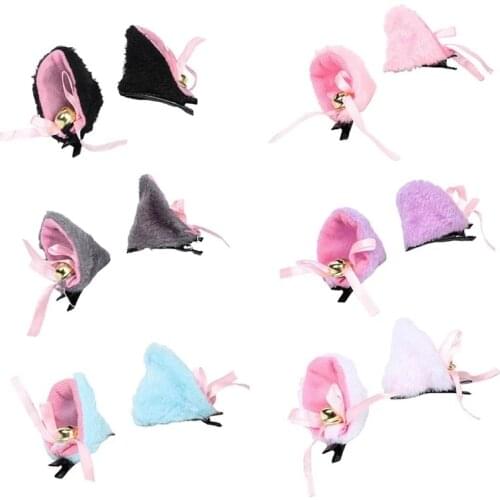 Multiple Styles Plush Animal Ears Hairpins Lolita Sweet Fluffy Ear Cosplay Anime Hair Clips Party Costume Hair Accessories