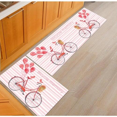 Zeegle Doormats Outdoor Non-slip Mats For Hallway Bedroom Bedside Mats Flannel Sofa Table Floor Mats Absorbent Kitchen Rugs