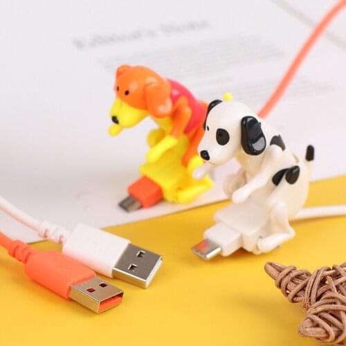 1.2M Android/Type-C USB Cable Mini Humping Spot Dog Smartphone Charging Data