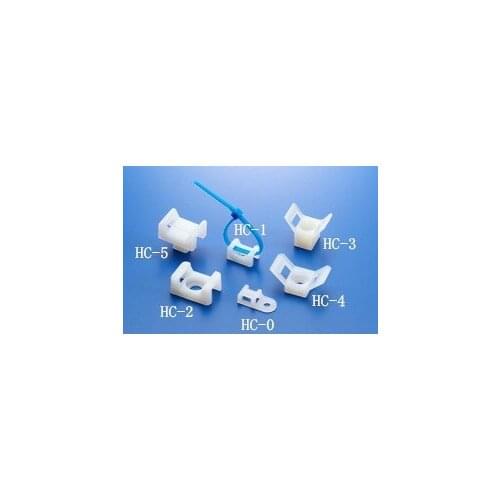 100pcs 15x10x7mm 15*10*7 HC-1C White 4.1mm Screw Hole Nylon Plastic Saddle Type Fixed Seat Basement Holder Cable Tie Mount Base