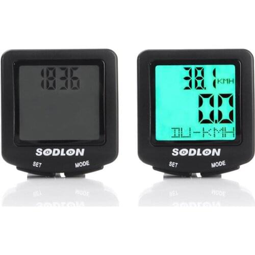 100Pcs/Lot LCD BackLight Cycle Bicycle Computer Speedometer Odometer Waterproof Stopwatch SD-571