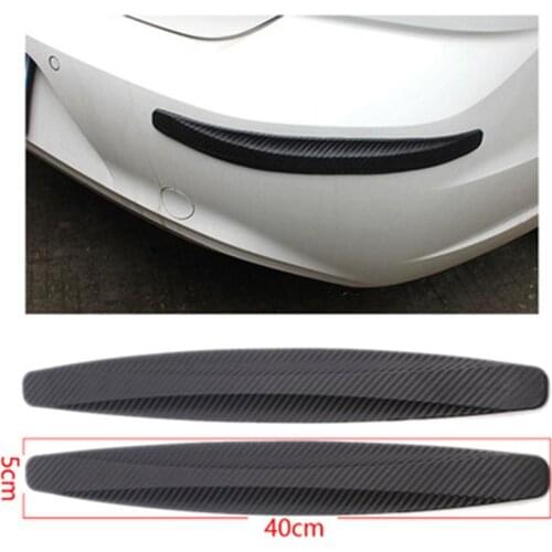 2/4Pc 40x5/14x2.5CM Car Bumper Protector Corner Guard Anti-Scratch Strips Sticker Protection Body Protector Molding valance chin