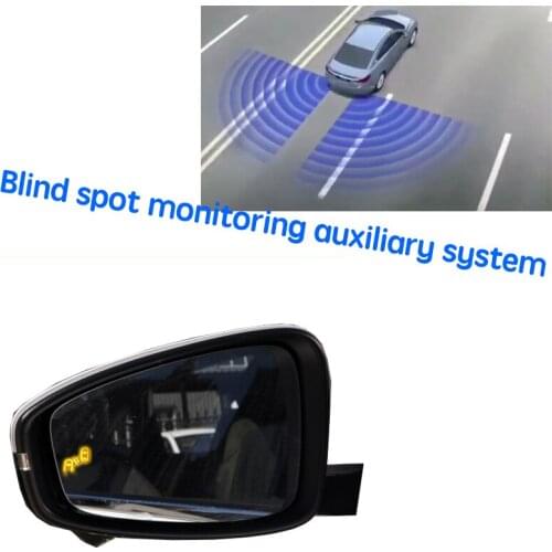 Car BSD BSM BSA Blind Area Spot Warning Drive Mirror Rear Radar Detection System For Roewe i6 2017~2020