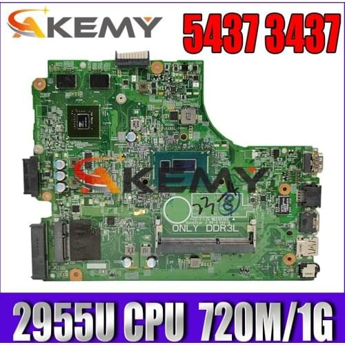 CN-0Y5JJK Y5JJK For DELL Inspiron 3437 5437 Laptop Motherboard DOE40-HSW 12314-1 PWB:VF0MH REV:A00 2955U 720M/1G mainboard