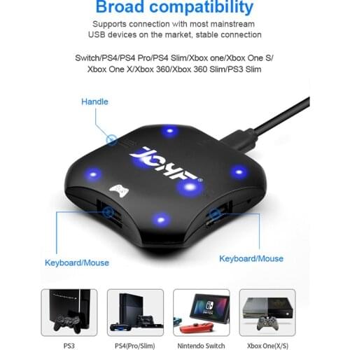 Game Converter Keyboard Mouse Adapter Gamepad Controller Converter For Android Apple Jedi Survival Chicken Game Accessories