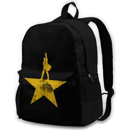 Hamilton Musical Backpacks Large Cute Polyester Backpack Travel Youth Bags