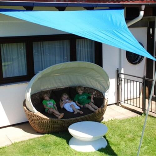 Sun Shade Sail Waterproof Awning Sun Shading Net for Outdoor Sun Protection Garden Patio Yard Party Sunscreen Shelter Triangle