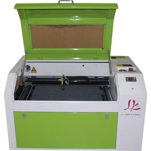 LY 6040 4060 60W CO2 Laser Engraver Engraving Cutting Machine With LCD Control Panel And Honeycomb Board USB Port