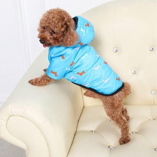 Fashion Pet Dog Clothes Winter Warm Dog Jacket Coat Clothing Hoodies Small Medium Dogs Puppy Outfit