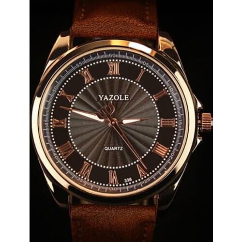 Fashion Luxury Brand Watches Men Watch Famous Roman Number Male Luminous Cheap PU Leather Clock Sports Wrist Watch Quartz-Watch