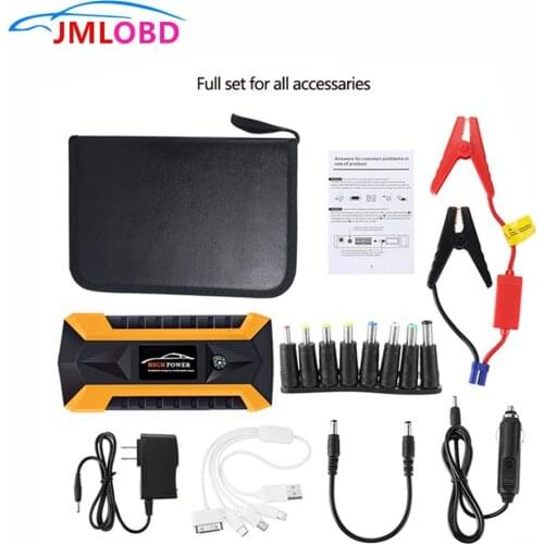 2019 Newest Car Jump Starter 600A Portable Starting Device Lighter 4USB Bank Power For Ipad phone so on