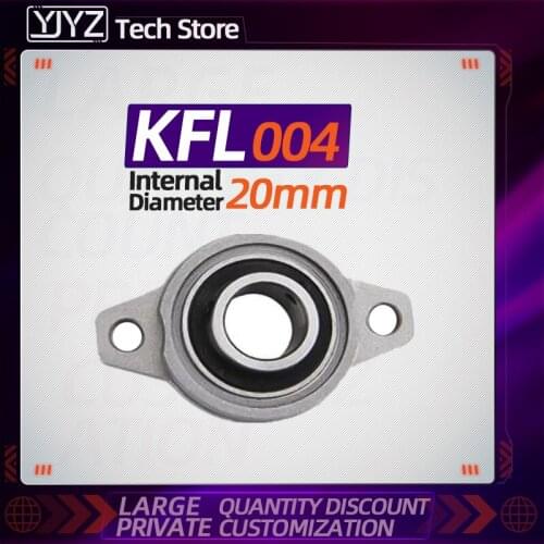 Zinc Alloy Diameter Bore Bearing Pillow Block Flange KFL004 Inner diameter 20mm