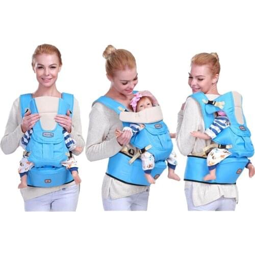 Baby carrier sling backpack New 6 in 1 For 0-36m infant toddler ergonomic bag gear with hip seat wrap newborn Waist Stool Belt