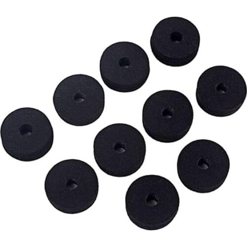 10pcs Felt Washer Felts Crash Cymbal Clutch Drum Stand Parts Replacement Accessories