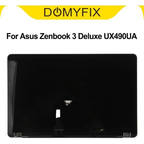 Portable lcd hd monitor 14" inch For Asus Zenbook 3 Deluxe UX490 UX490U UX490UA Glass LCD Display Panel Full Screen LCD Assembly