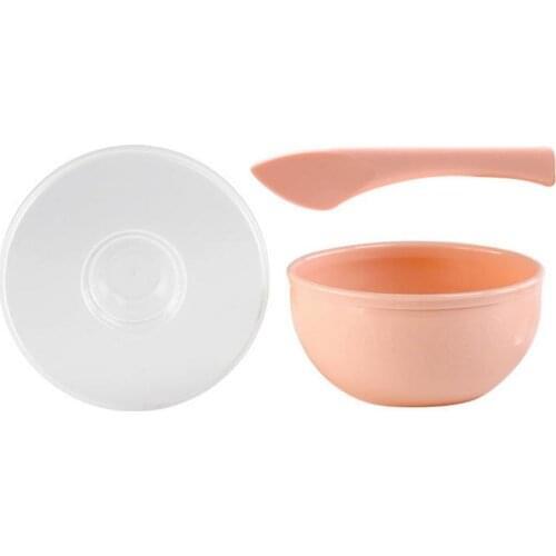 3Pcs DIY Face Mask Mixing Tools Set Home Facial Eye Body Mask Mud Mixing Lady Girls Home Mask Mixing Bowl Brushes Applicator Set