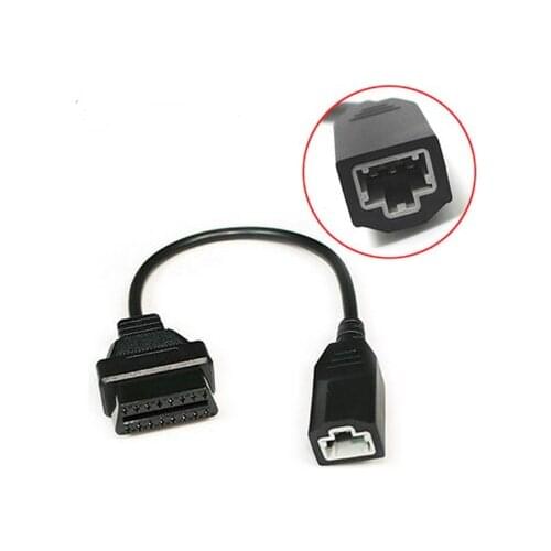3 Pin Male Plug to 16 Pin OBD2 OBDII Scanner Cable Adapter Connector OBD Tool
