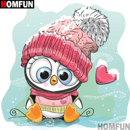 Homfun Full Square/Round Drill 5D DIY Diamond Painting "Cartoon owl" 3D Embroidery Cross Stitch Home Decor Gift A12527