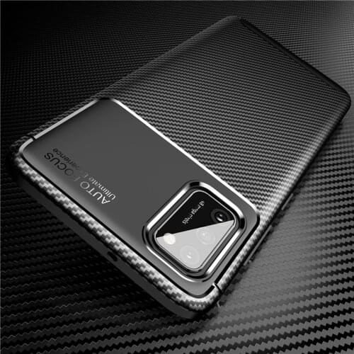 A 02 s case carbon fiber tpu soft silicone phone covers for samsung galaxy a02s a 02s a02 s 6.5'' shockproof protective coque