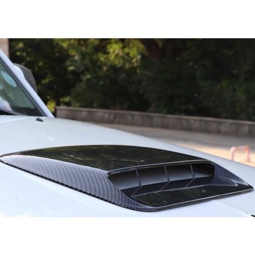 Car Bonnet Hood Air Flow Intake Vent Cover Decorative For Mitsubishi Pajero V97V93 Car Styling Car Accessories