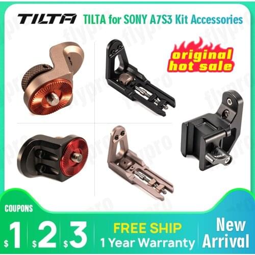 TILTA for SONY A7S3 Kit Accessories-Professional Handle NATO Extension Head Grey/Black Handle crank Left handle dovetail clip