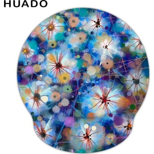 Mouse Pad with Wrist Rest Comfort Soft Memory Foam Protect your Wrist Anti Slip Rubber base Hand Pad