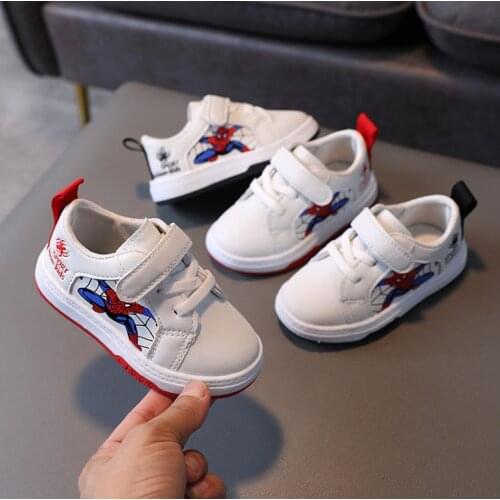 Baby Casual SpiderMan Shoes Boys Girls Soft Bottom Non-Slip Breathable Walking Shoe Kids Sneakers Children Sports shoes