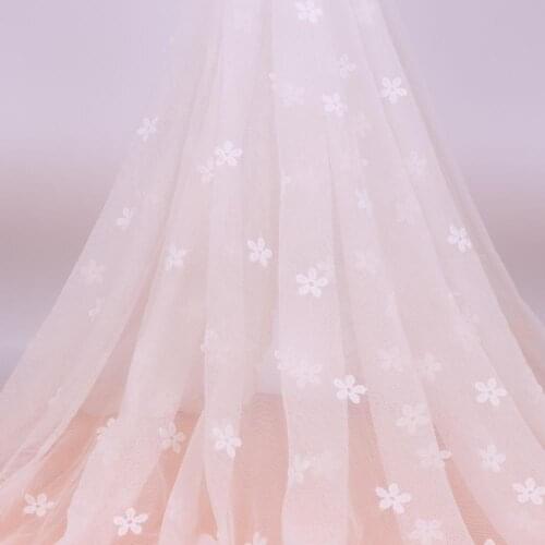 Full of milk silk water-soluble embroidery lace household soft decoration lace fabric wedding dress dress accessories