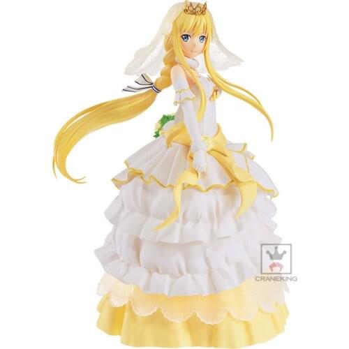 Genuine EXQ Sword Art Online Alice Synthesis Thirty with Wedding Dress Beautiful Action Figure Model Toys