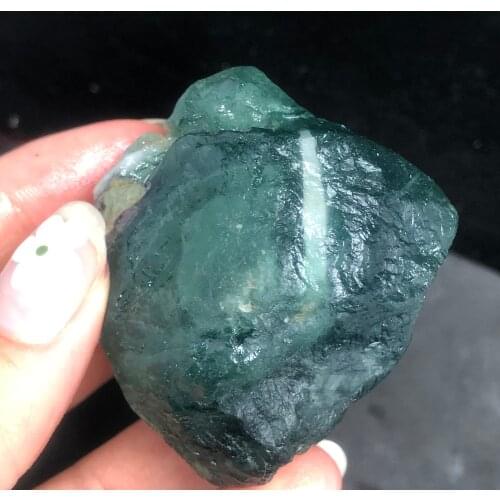 Natural green fluorite raw stone, raw raw quartz stone crafts decorative stone therapy