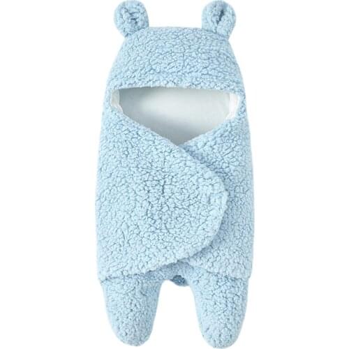 ARLONEET Newborn Baby Cute Cotton cartton Receiving Sleeping Blanket Boy Girl Plus velvet warm skin Wrap Swaddle L1018