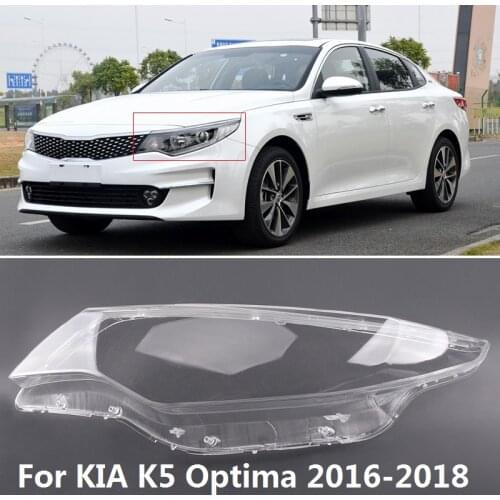 CAPQX For K5 Optima 2016 2017 2018 Front Headlamp Transparent Lamp cover Headlight Lamp shade Waterproof light Shade Shell Cover