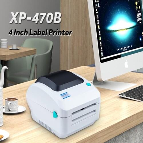 Xprinter XP-470B 20-100mm Width high speed 150mm/s Printer Labels USB For Shipping Lable Printing