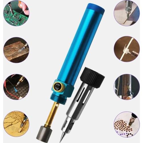 Professional Butane Gas Soldering Iron Cordless Welding Pen Burner Blow Butane Torch Soldering Iron Butane Tip Hand Tool