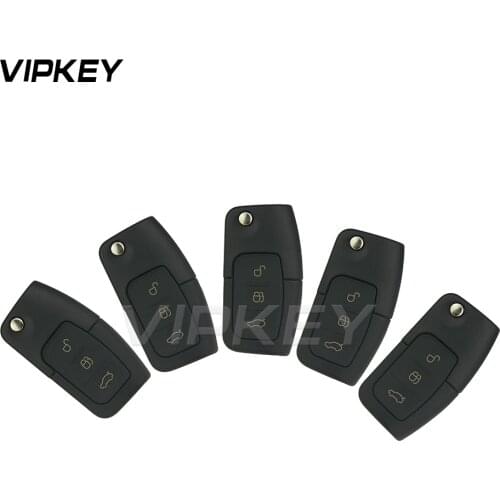 Remotekey 5pcs 3M5T 15K601 AB 433 mhz ID63 chip for Ford B-Max Fiesta Focus Galaxy S-Max 2008 2009 2010 2011 Flip remote car key