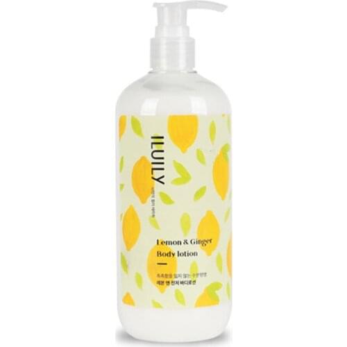 Body Lotion-ILUILY Lemon &Ginger Body Lotion Highly Long-lasing Moisturizing Shower Gel Bath Skin Care Body Care Korea Cosmetic