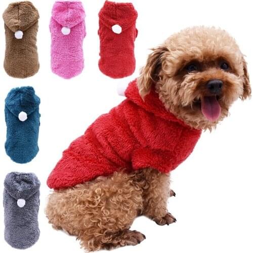 Thickening Pet Winter Overall Cute Puppy Dog Jumpsuit For Small Chihuahua Toy Terrier Yorkshire Winter Warm Tracksuit Clothes