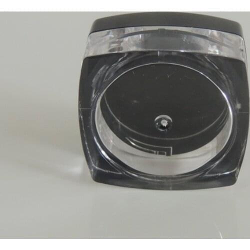 50pcs/lot 10g 10ml Jars Cosmetic Packaging Acrylic Jar with Clear Black Cap Empty Cosmetic Containers Sample Containers Cream