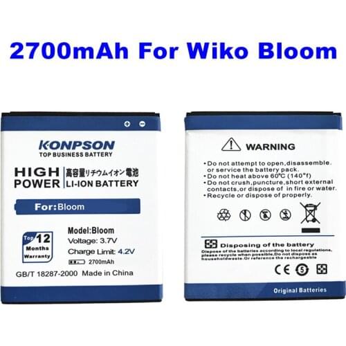 LOSONCOER 2700mAh Use For Explay Fresh Explay Vega Explay A500 Wiko Bloom Wiko Cink Five Wiko Rainbow Battery