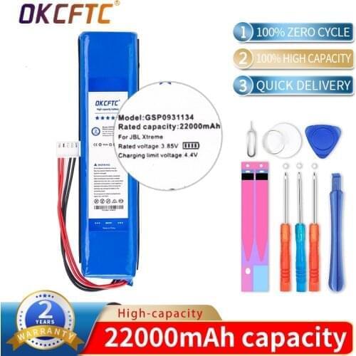 OKCFTC 22000mAh GSP0931134 Battery for JBL XTREME Xtreme 1 Xtreme1 Speaker Batteries