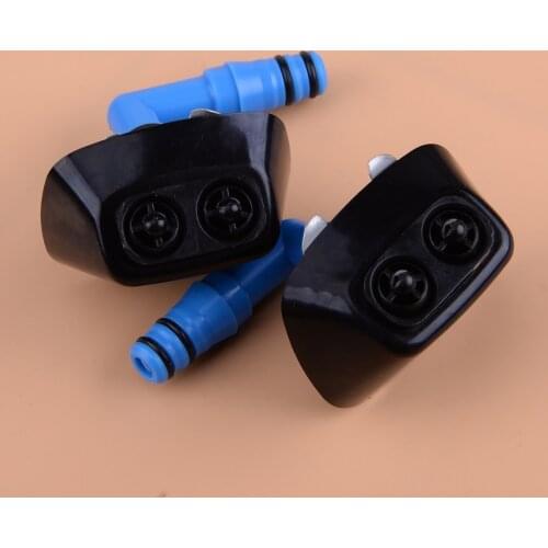 Car 2pcs Headlight Washer Wiper Jet Spray Nozzle 12803972 12803973 fit for Saab 9-3 2004-2008 2009 2010 2011 2012