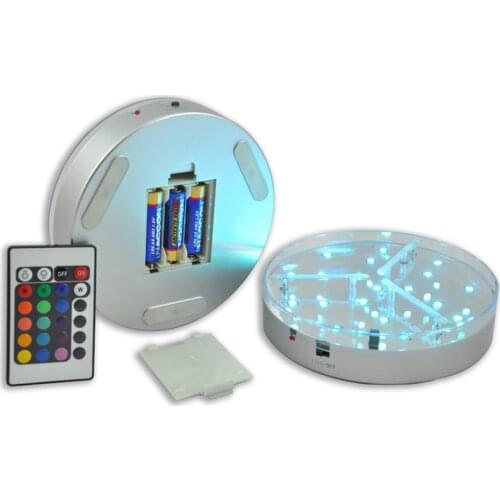 Free shipping 4 pieces/lot 6inch wedding table centerpieces RGB LED Vase light for party christmas supplies decoration